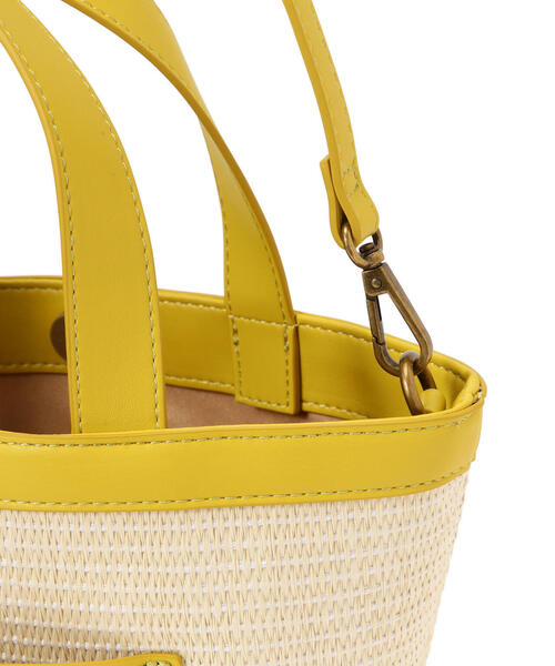 AVIREX(アヴィレックス)の「《限定》BASKET MINI TOTE BAG/ バスケットミニトートバッグ(トートバッグ・レディース・キャメル/シルバー/アイボリー/ブラック・FREE)」の20枚目の写真