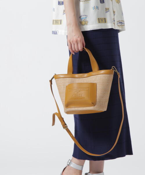 AVIREX(アヴィレックス)の「《限定》BASKET MINI TOTE BAG/ バスケットミニトートバッグ(トートバッグ・レディース・キャメル/シルバー/アイボリー/ブラック・FREE)」の16枚目の写真
