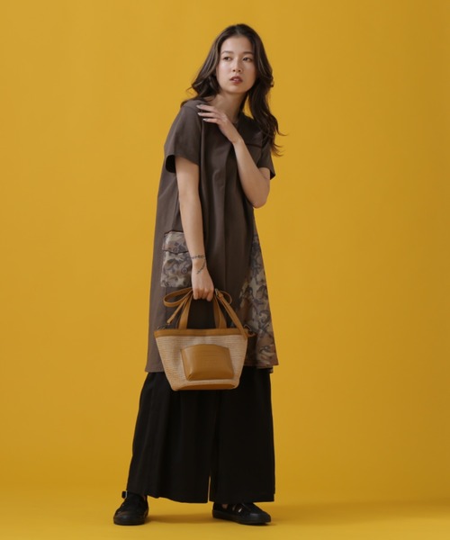 AVIREX(アヴィレックス)の「《限定》BASKET MINI TOTE BAG/ バスケットミニトートバッグ(トートバッグ・レディース・キャメル/シルバー/アイボリー/ブラック・FREE)」の12枚目の写真