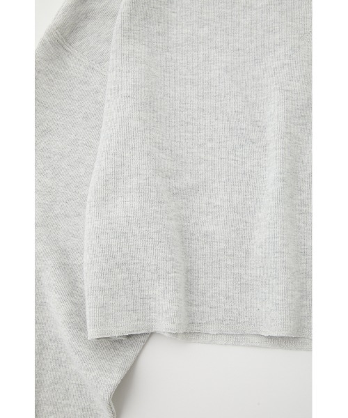 MOUSSY（マウジー）の「CUT OFF CROP トップス（Tシャツ/カットソー・レディース・ベージュ/杢グレー/ピンク・FREE）」の18枚目の写真