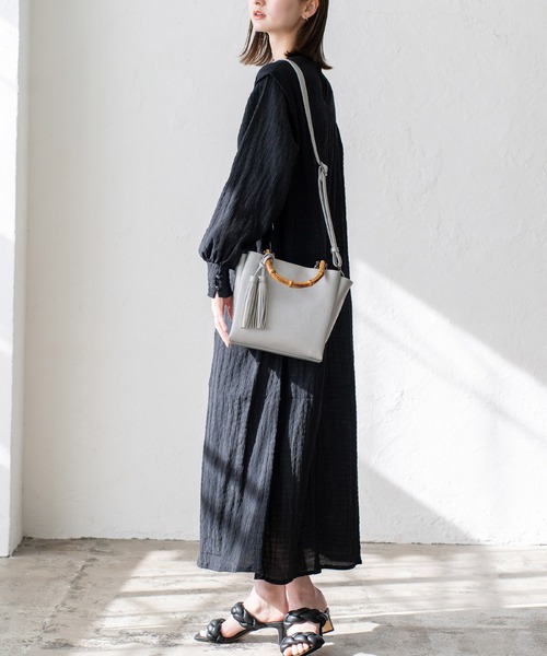 セール】バンブーハンドル2wayミニバッグ（ハンドバッグ）｜VitaFelice