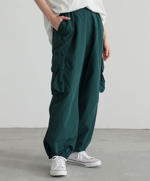 n'OrLABEL（ノアールレーベル）の「【機能素材】『ひんやりカーゴパンツ』（カーゴパンツ・レディース・ブラック/グリーン/ベージュ・1/2）」の12枚目の写真
