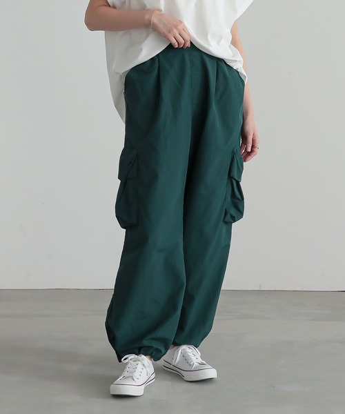 n'OrLABEL（ノアールレーベル）の「【機能素材】『ひんやりカーゴパンツ』（カーゴパンツ・レディース・ブラック/グリーン/ベージュ・1/2）」の14枚目の写真