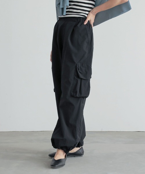 n'OrLABEL（ノアールレーベル）の「【機能素材】『ひんやりカーゴパンツ』（カーゴパンツ・レディース・ブラック/グリーン/ベージュ・1/2）」の17枚目の写真