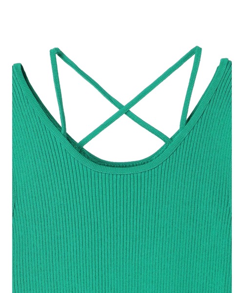 earth music&ecology（アースミュージックアンドエコロジー）の「レイヤリングニットタンクトップ（インナーウェア/肌着・レディース・ラベンダー/アイボリー/グリーン/ブラック・M/S）」の14枚目の写真