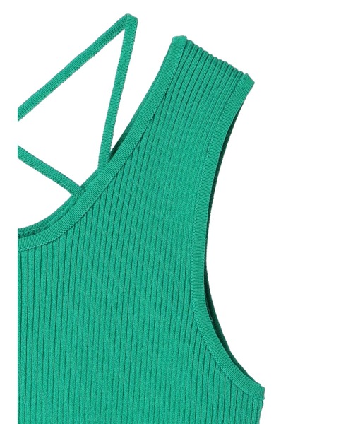 earth music&ecology（アースミュージックアンドエコロジー）の「レイヤリングニットタンクトップ（インナーウェア/肌着・レディース・ラベンダー/アイボリー/グリーン/ブラック・M/S）」の15枚目の写真