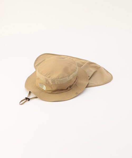 THE NORTH FACE（ザノースフェイス）の「THE NORTH FACE/THE NORTH FACE Sunshield Hat/サンシールドハット（ハット・レディース・ブラック/ベージュ・LARGE）」の2枚目の写真