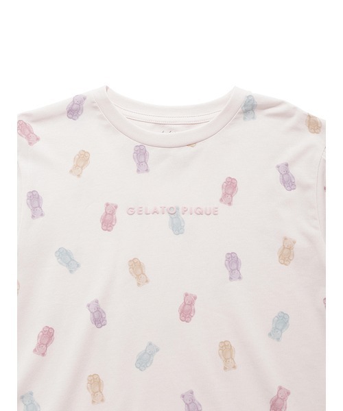 ジェラートピケ BABY チューイーベア柄パフスリーブT ショートパンツ　セット gelato pique（ジェラートピケ）の「【KIDS】チューイーベア柄