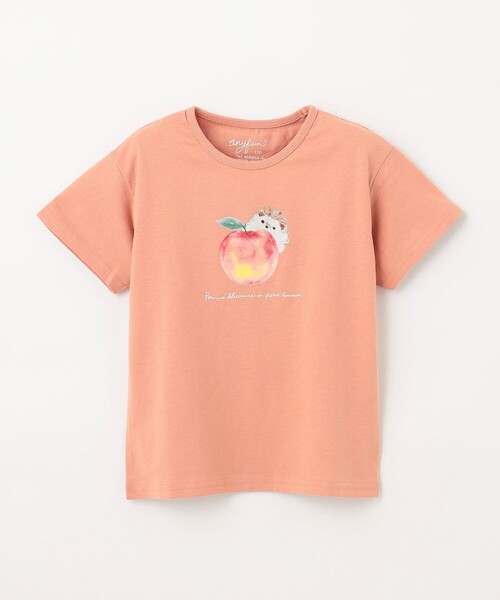 ANY(エニィ)の「水彩風 アニマルプリント Tシャツ(Tシャツ/カットソー・キッズ・ライトオレンジ系/ピンク系/サックスブルー系/黄緑系・110/120/130/100/90)」の15枚目の写真