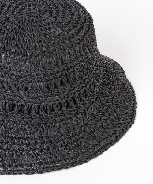 Andemiu（アンデミュウ）の「ペーパーバケットハット 180543（ハット・レディース・ブラック/ベージュ/ブラウン・FREE）」の12枚目の写真