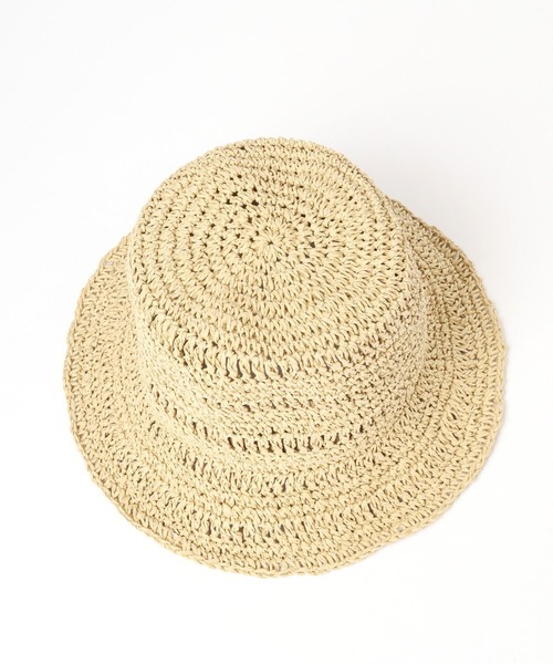 Andemiu（アンデミュウ）の「ペーパーバケットハット 180543（ハット・レディース・ブラック/ベージュ/ブラウン・FREE）」の8枚目の写真