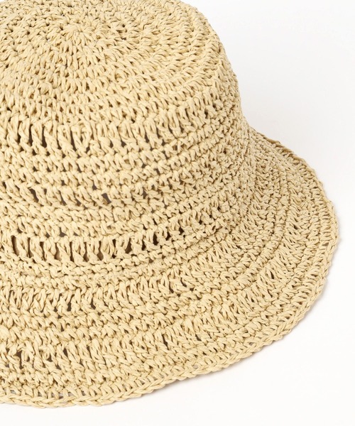 Andemiu（アンデミュウ）の「ペーパーバケットハット 180543（ハット・レディース・ブラック/ベージュ/ブラウン・FREE）」の14枚目の写真