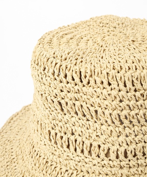 Andemiu（アンデミュウ）の「ペーパーバケットハット 180543（ハット・レディース・ブラック/ベージュ/ブラウン・FREE）」の19枚目の写真