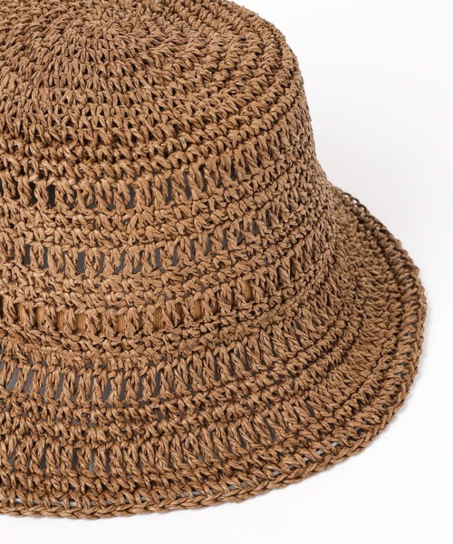 Andemiu（アンデミュウ）の「ペーパーバケットハット 180543（ハット・レディース・ブラック/ベージュ/ブラウン・FREE）」の18枚目の写真