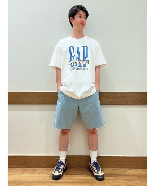 GAP（ギャップ）の「GAPロゴ Tシャツ(ユニセックス)（Tシャツ/カットソー・メンズ・ピンク/その他/ブラック/ホワイト/ネイビー/グリーン・M/S/XL/L/XS）」の20枚目の写真