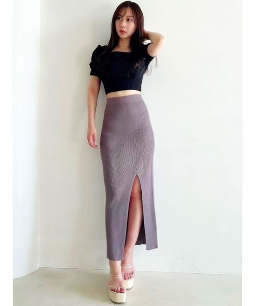 RESEXXY（リゼクシー）の「バックリボンパフトップス（Tシャツ/カットソー・レディース・ブラック/ホワイト/ベージュ・FREE）」の15枚目の写真