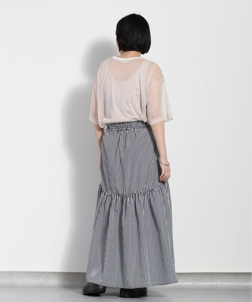 cepo（セポ）の「【セットアイテム】シンプルロゴ シアーＴｅｅ（Tシャツ/カットソー・レディース・オフホワイト/ブラック/ベージュ・M）」の13枚目の写真