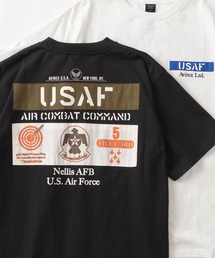 AVIREX（アヴィレックス）の「【AVIREX/アビレックス】 USAF THUNDERBIRDS プリント＆パッチデザイン ヘビーウェイト半袖Tシャツ/ビッグシルエット（Tシャツ/カットソー・メンズ）」