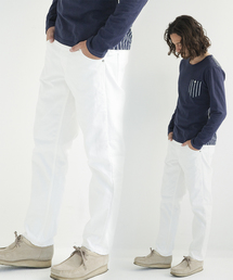 rehacer | Loose Piping White Denim											(デニムパンツ)