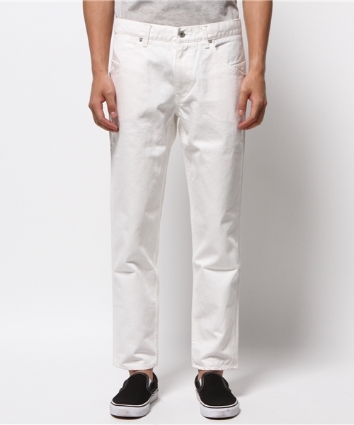 rehacer(レアセル)の「Loose Piping White Denim (デニムパンツ・メンズ・ホワイト・MEDIUM/SMALL/LARGE)」の12枚目の写真