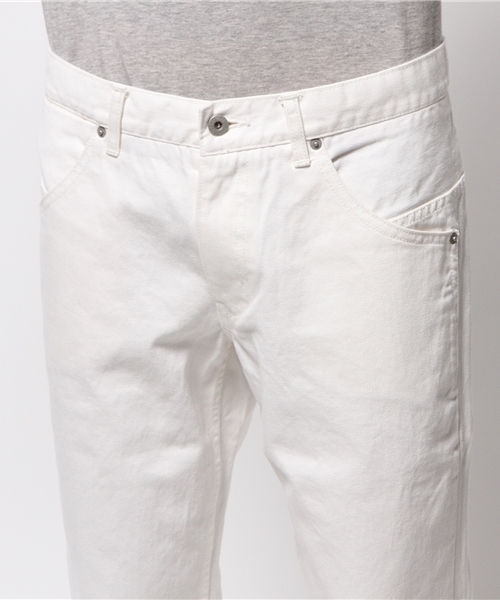 rehacer(レアセル)の「Loose Piping White Denim (デニムパンツ・メンズ・ホワイト・MEDIUM/SMALL/LARGE)」の13枚目の写真