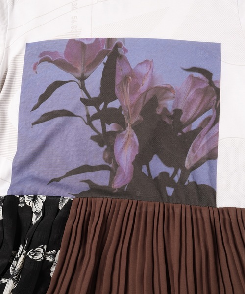 YEAH RIGHT!!(イェーライト)の「FLOWER PLEATS ONE PIECE(ワンピース・レディース・ホワイト系/グレー系・ONESIZE)」の10枚目の写真