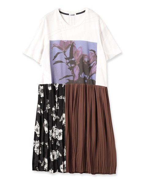 YEAH RIGHT!!(イェーライト)の「FLOWER PLEATS ONE PIECE(ワンピース・レディース・ホワイト系/グレー系・ONESIZE)」の18枚目の写真