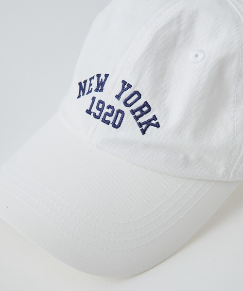 PAPILLONNER（パピヨネ）の「NYロゴキャップ（キャップ・レディース・ホワイト/ブラック・FREE）」の4枚目の写真