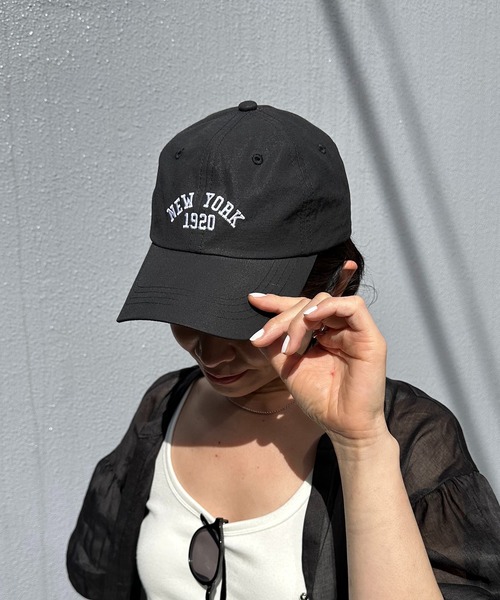 PAPILLONNER（パピヨネ）の「NYロゴキャップ（キャップ・レディース・ホワイト/ブラック・FREE）」の5枚目の写真
