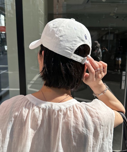 PAPILLONNER（パピヨネ）の「NYロゴキャップ（キャップ・レディース・ホワイト/ブラック・FREE）」の11枚目の写真