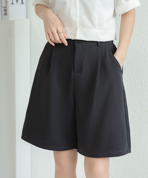 MAISON DE THERESE（メゾン ド テレーズ）の「薄手のシフォンハイウエストショットワイドパンツ（その他パンツ・レディース・モカ/ホワイト/ブラック/グレー・S/M/L）」の11枚目の写真