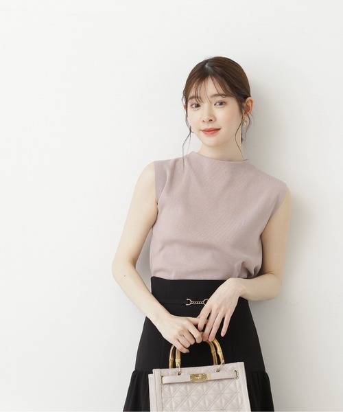 PROPORTION BODY DRESSING(プロポーションボディドレッシング)の「ノースリーブバックボタンニット / 1213270501(ニット/セーター・レディース・レッド/ベージュ/ホワイト/ブラック・FREE)」の3枚目の写真