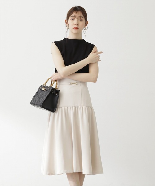 PROPORTION BODY DRESSING(プロポーションボディドレッシング)の「ノースリーブバックボタンニット / 1213270501(ニット/セーター・レディース・レッド/ベージュ/ホワイト/ブラック・FREE)」の9枚目の写真