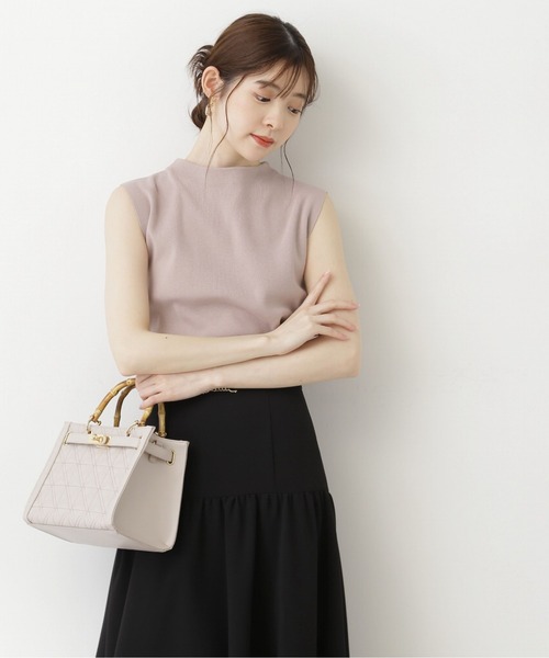 PROPORTION BODY DRESSING(プロポーションボディドレッシング)の「ノースリーブバックボタンニット / 1213270501(ニット/セーター・レディース・レッド/ベージュ/ホワイト/ブラック・FREE)」の10枚目の写真