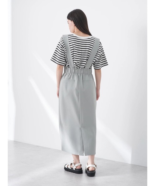 earth music&ecology（アースミュージックアンドエコロジー）の「サス付きナロースカート（スカート・レディース・アイボリー/ブラック/グレー・M/S）」の13枚目の写真