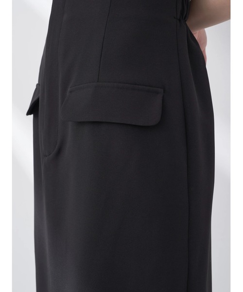 earth music&ecology（アースミュージックアンドエコロジー）の「サス付きナロースカート（スカート・レディース・アイボリー/ブラック/グレー・M/S）」の20枚目の写真