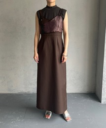 &g'aime | 【&g'aime】シアー切替ワンピース(ワンピース)