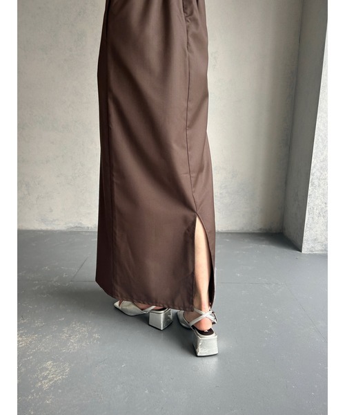&g'aime（アンジェム）の「【&g'aime】シアー切替ワンピース（ワンピース・レディース・ブラウン/ブラック・FREE）」の21枚目の写真