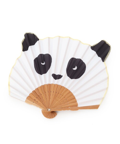 SHOO・LA・RUE（シューラルー）の「【Natti】アニマル扇子（その他小物・レディース・ブラック/グレー/ホワイト/ダークグリーン・00）」の4枚目の写真