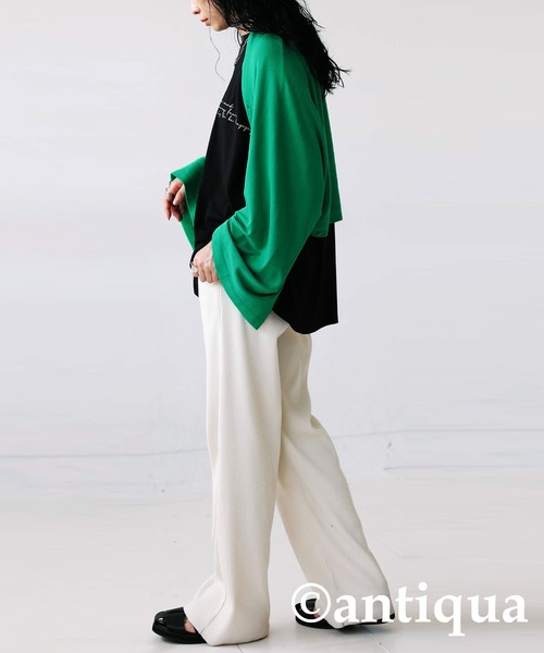 antiqua(アンティカ)の「UVカットストール(ストール/ショール・レディース・グリーン/ベージュ/ブルー/ブラック・FREE)」の20枚目の写真