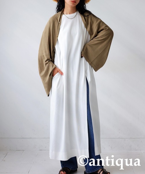 antiqua(アンティカ)の「UVカットストール(ストール/ショール・レディース・グリーン/ベージュ/ブルー/ブラック・FREE)」の12枚目の写真