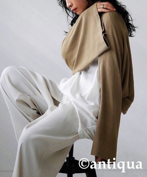 antiqua(アンティカ)の「UVカットストール(ストール/ショール・レディース・グリーン/ベージュ/ブルー/ブラック・FREE)」の16枚目の写真