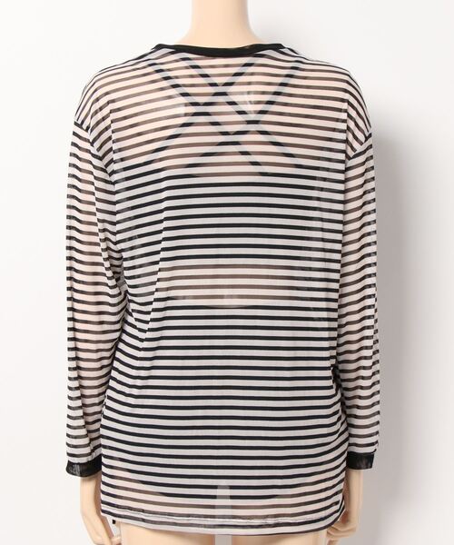 Dita(ディータ)の「メッシュトップス付きビキニ3点セット 水着(水着・レディース・ブラック・M/L)」の3枚目の写真