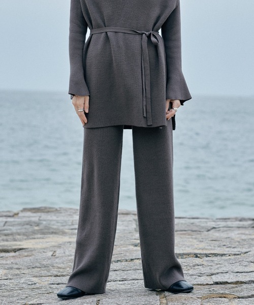 キーネックニットセットアップ（セットアップ）｜select MOCA