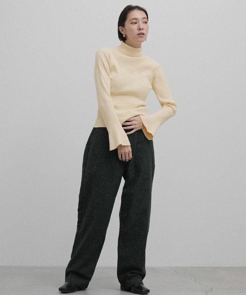 select MOCA(セレクトモカ)の「キーネックニットセットアップ(セットアップ・レディース・アイボリー/ブラック/チャコールグレー・FREE)」の20枚目の写真