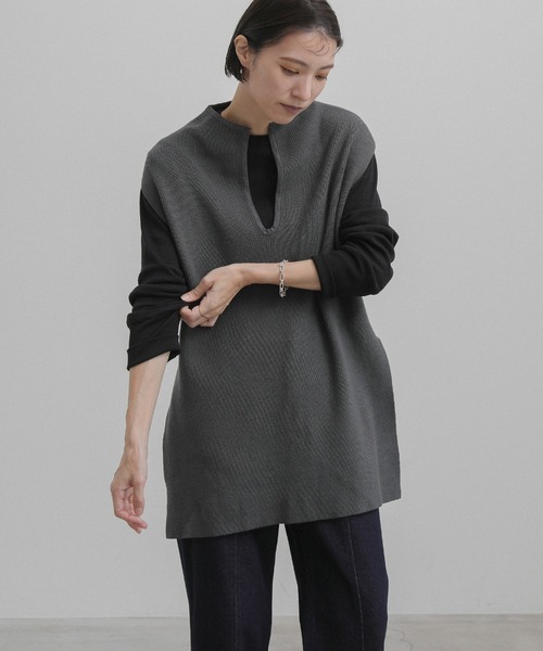 キーネックニットセットアップ（セットアップ）｜select MOCA