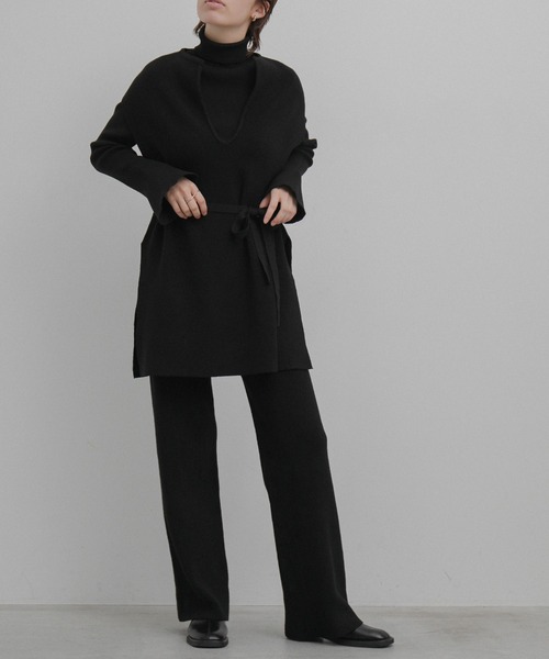 キーネックニットセットアップ（セットアップ）｜select MOCA