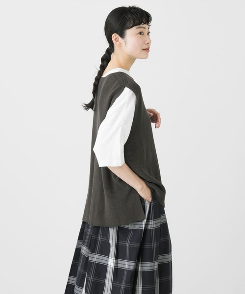 かぐれ（カグレ）の「コットンニットベスト（ベスト）」 - WEAR