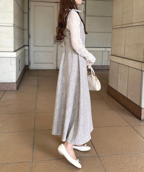 チャーム+ツイードキャミワンピース【ZOZOTOWN限定アイテム