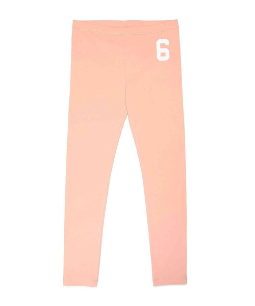 【セール】MM6 Maison Margiela(エムエムシックス)Kids & Junior ロゴプリントロングレギンスパンツ（レギンス/スパッツ）｜MM6 Maison Margiela（ｴﾑｴﾑｼｯｸｽ ﾒｿﾞﾝ ﾏﾙｼﾞｪﾗ）